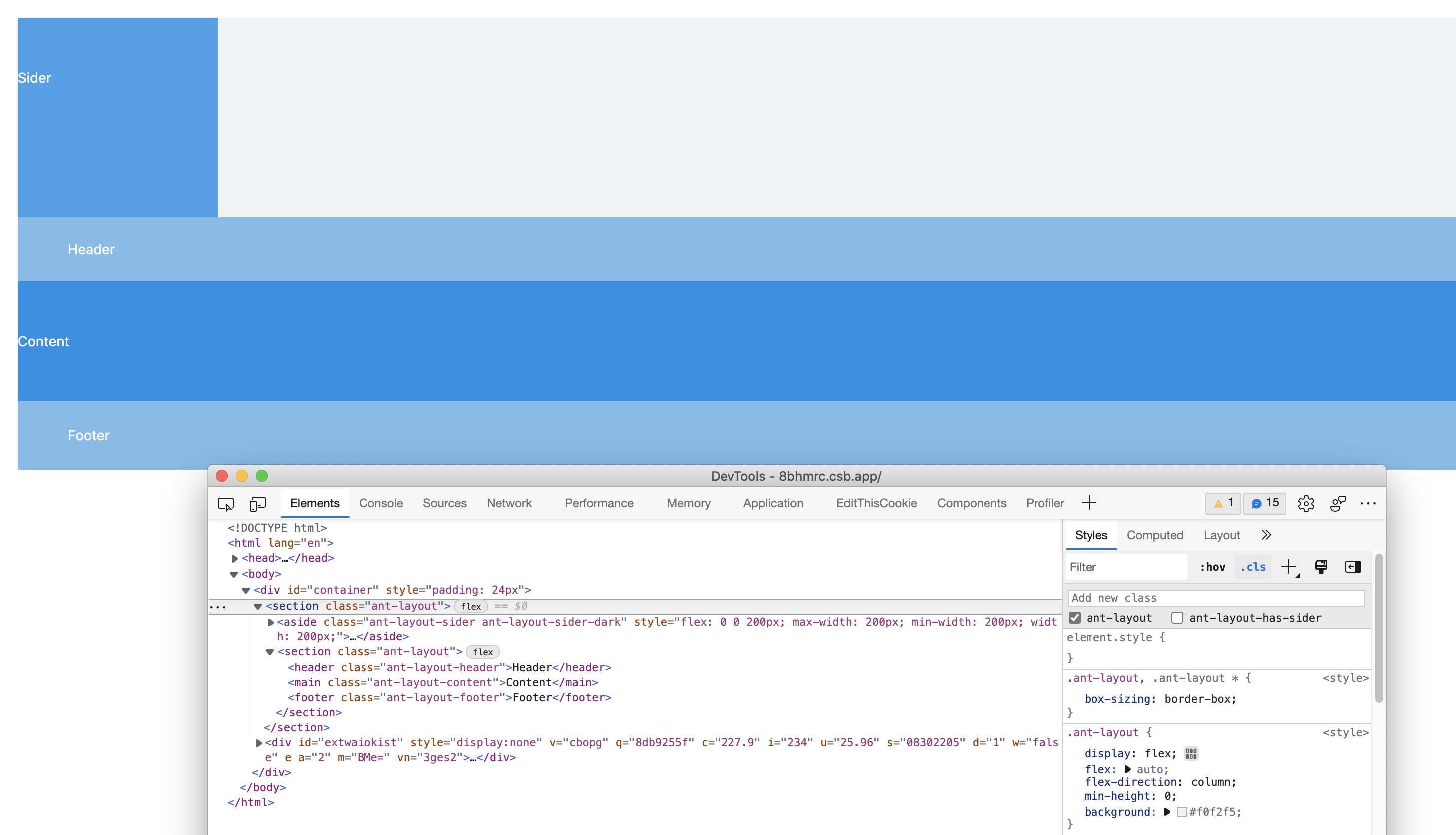 Layout组件 .hassider 初始化后再添加导致 UI 闪烁等问题 · Issue 37367 · antdesign/ant
