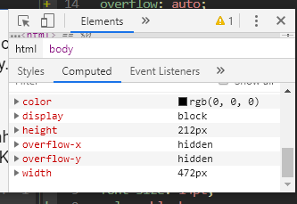Javascript returns incorrect computed css sizes, differs from DevTools ...
