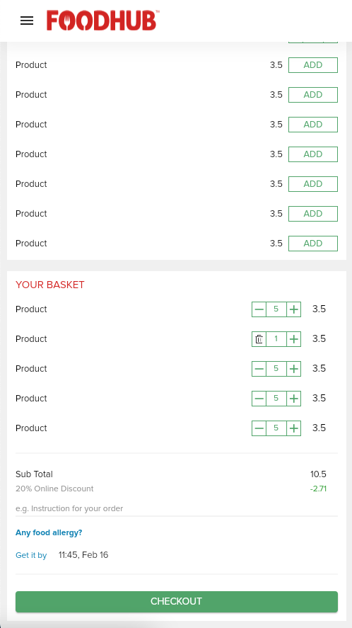 GitHub - sajithlaldev/FoodHubClone_Live