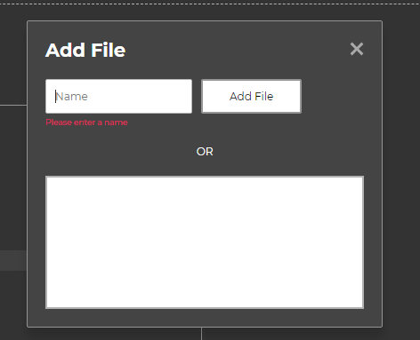 Drag file text missing when theme is changed. · Issue #1009 ...