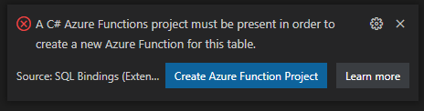 Duplicate "Must have Functions Project" warnings · Issue #18932 ...