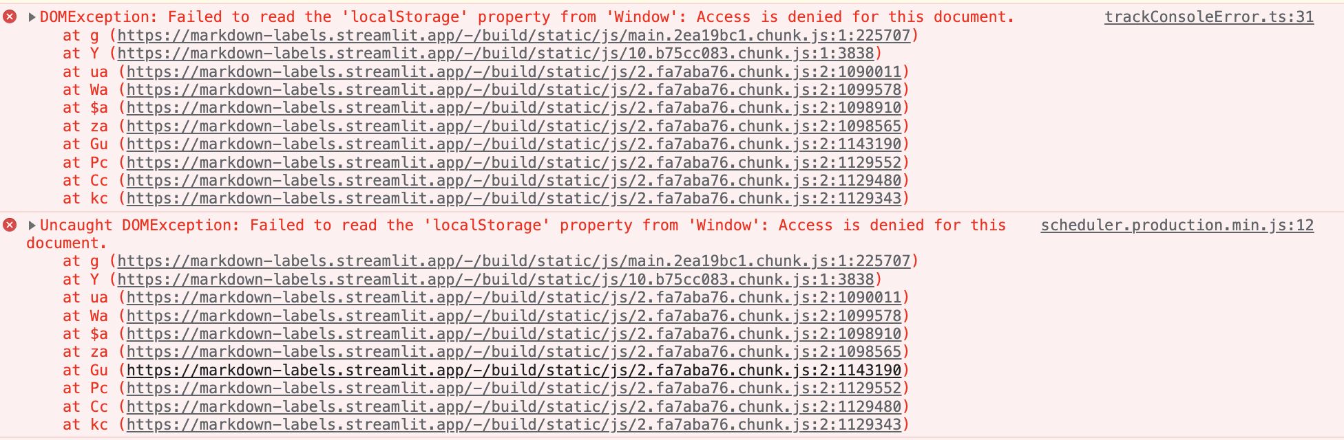 iframeembedded Streamlit apps do not work on recent version Chrome