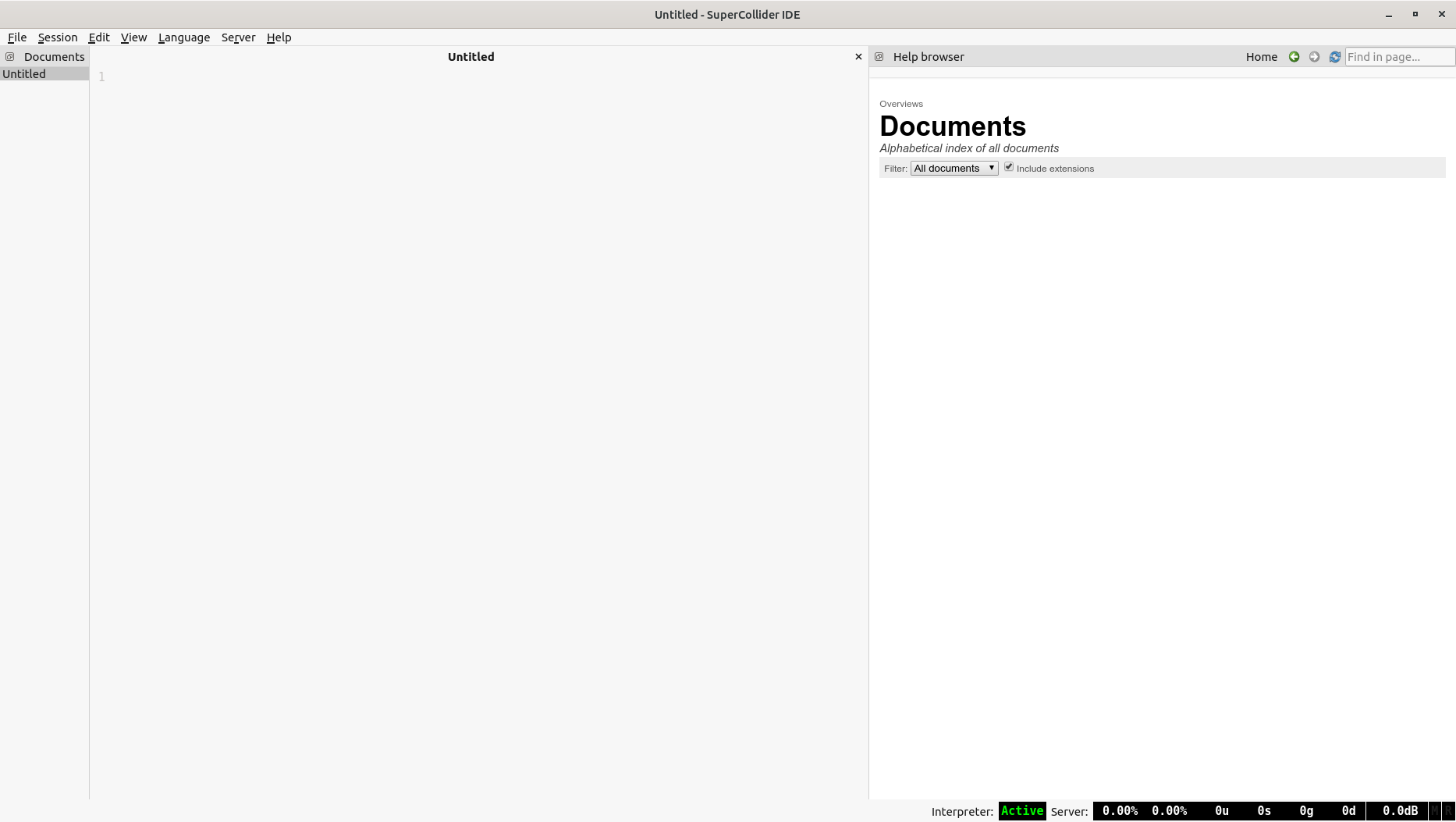 supercollider 3.7