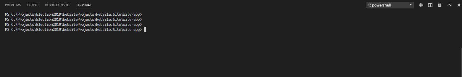 Opening a terminal is blank · Issue #71542 · microsoft/vscode · GitHub