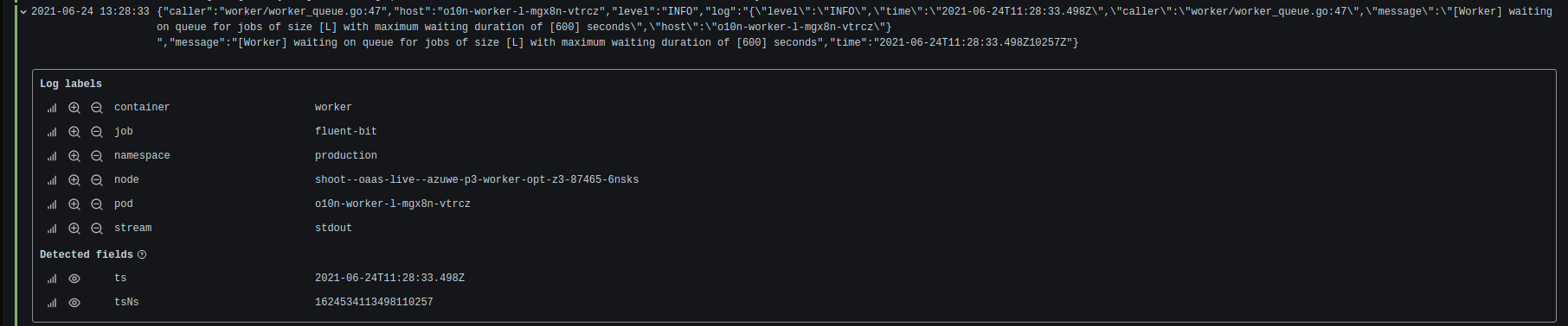 Json log parsing not working anymore when displaying Loki logs in ...