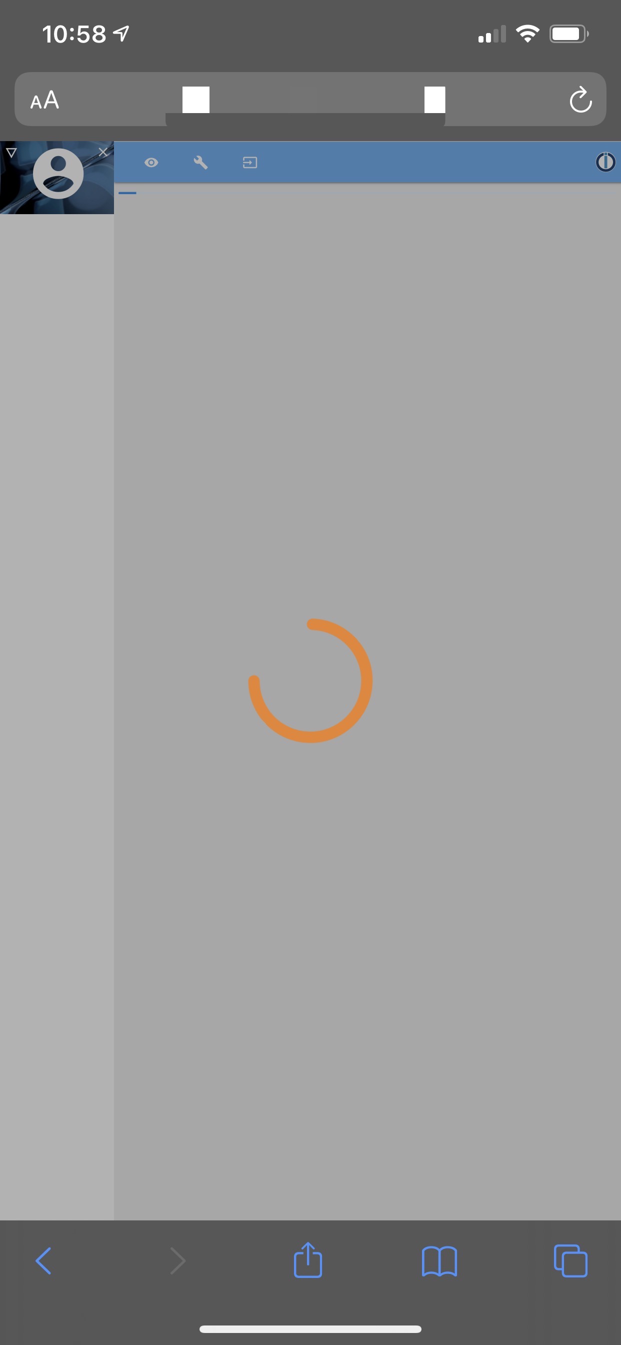 Admin5 Login stuck on spinning wheel with iOS mobile browsers · Issue