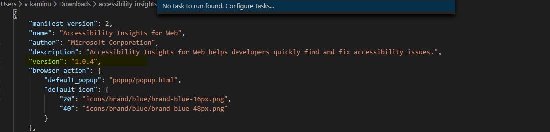 Accessibility Insights popup is not showing up · Issue #2460 ...