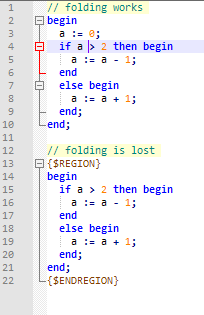 Delphi/Object Pascal - folding issue · Issue #12205 · notepad-plus-plus ...