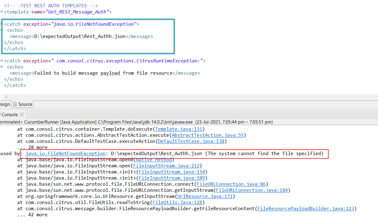 Citrus Catch JAVA exceptions · Issue #787 · citrusframework/citrus · GitHub