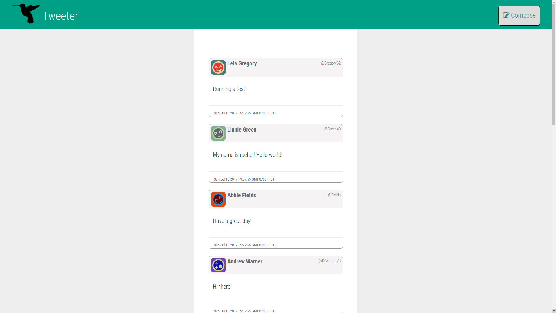GitHub - Kai19/tweetr: A twitter clone project, to help students gain ...