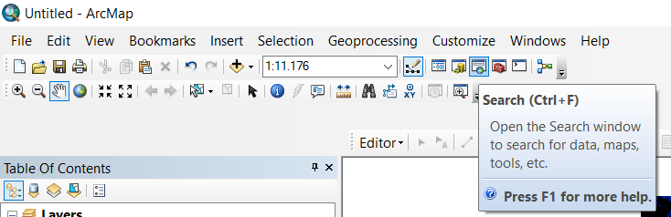 Search in ArcGIS