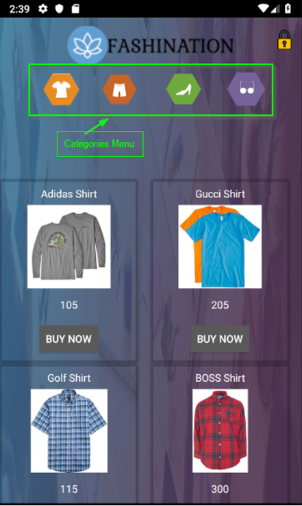 GitHub - vection/Fashination-Application: Basic store application ...