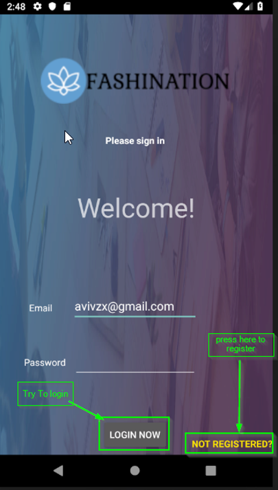 GitHub - vection/Fashination-Application: Basic store application ...