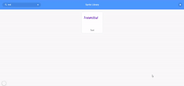 Can't add "Text" sprite from library · Issue #466 · scratchfoundation ...