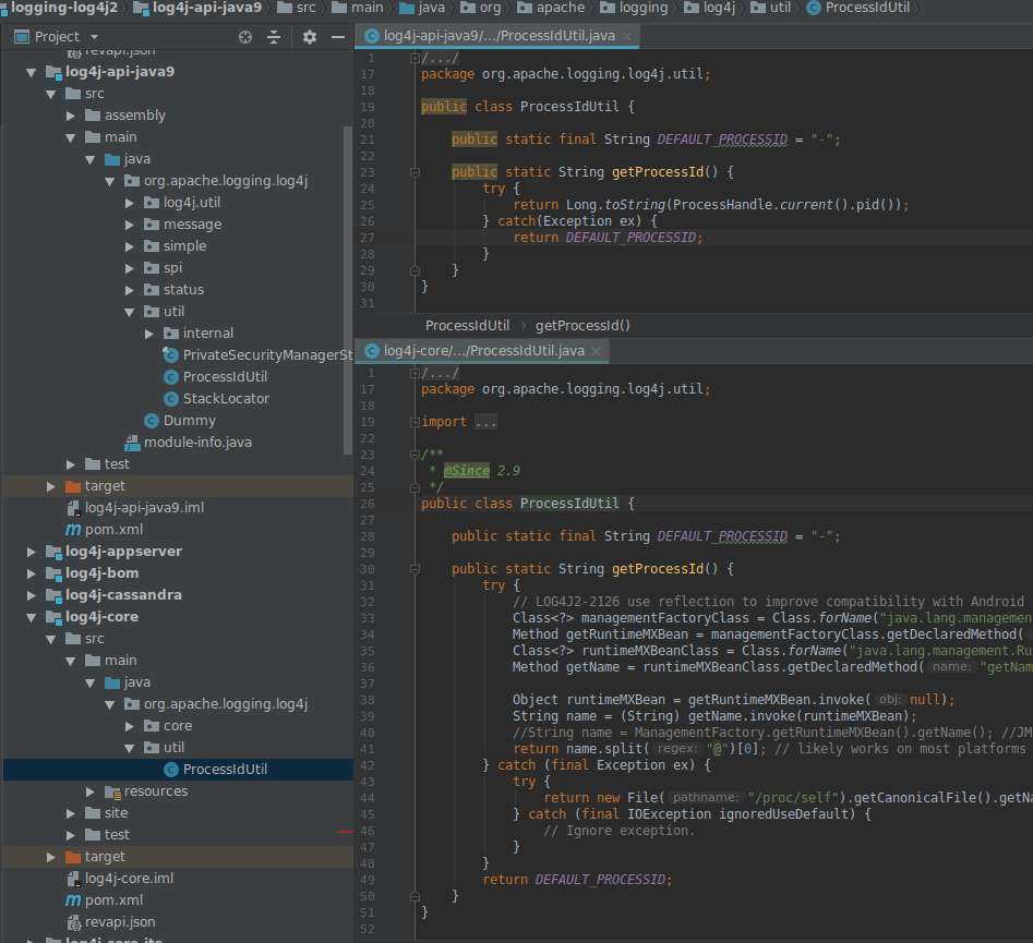 DependencyGraphBuilder and log4japi 2 · Issue 339