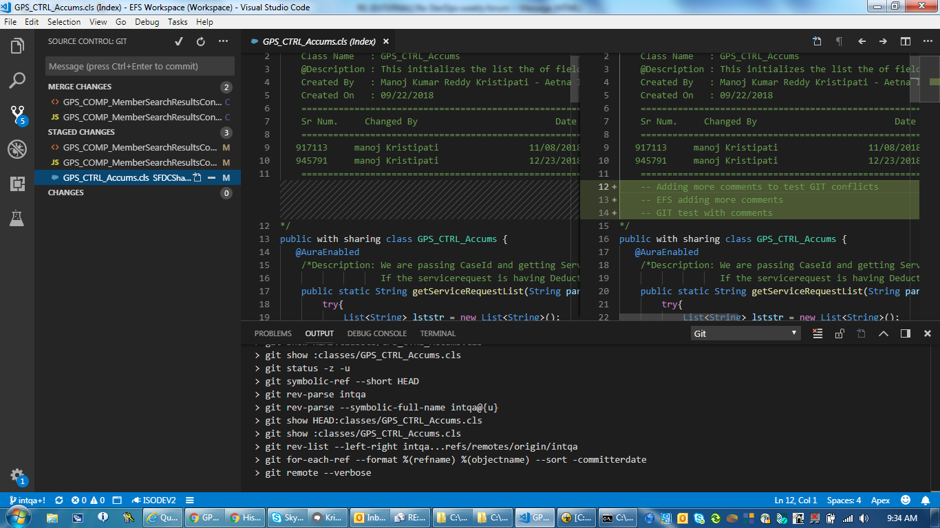 Using VSCode and SF extension unable to perform conflict resolution ...