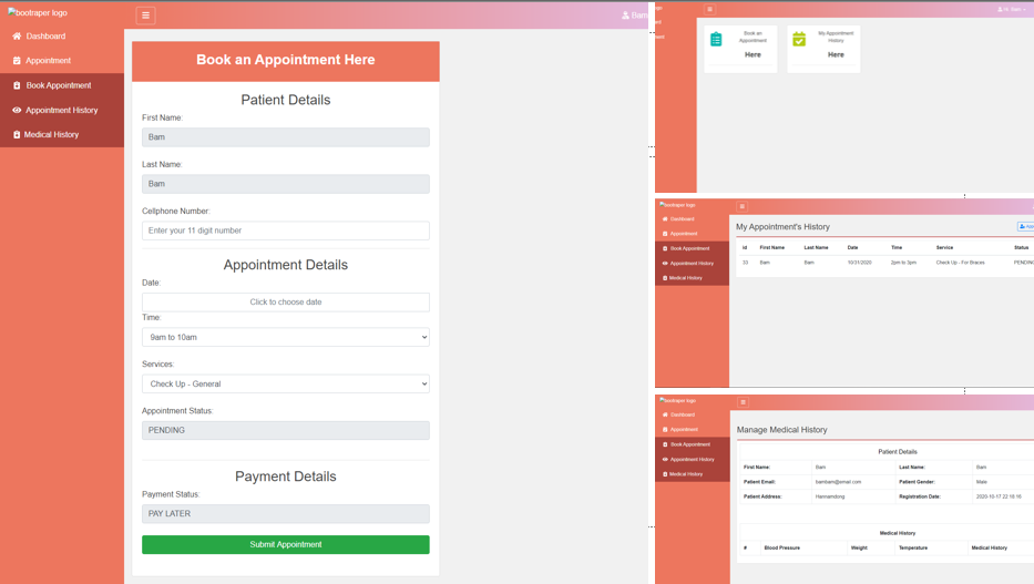 GitHub - ghiedoc/security-web-app: A dental web application for ...