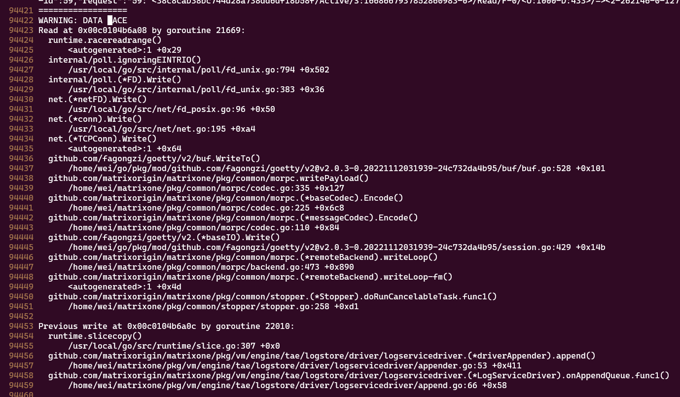 [Bug]: DATA RACE in logservicedriver · Issue #6745 · matrixorigin ...