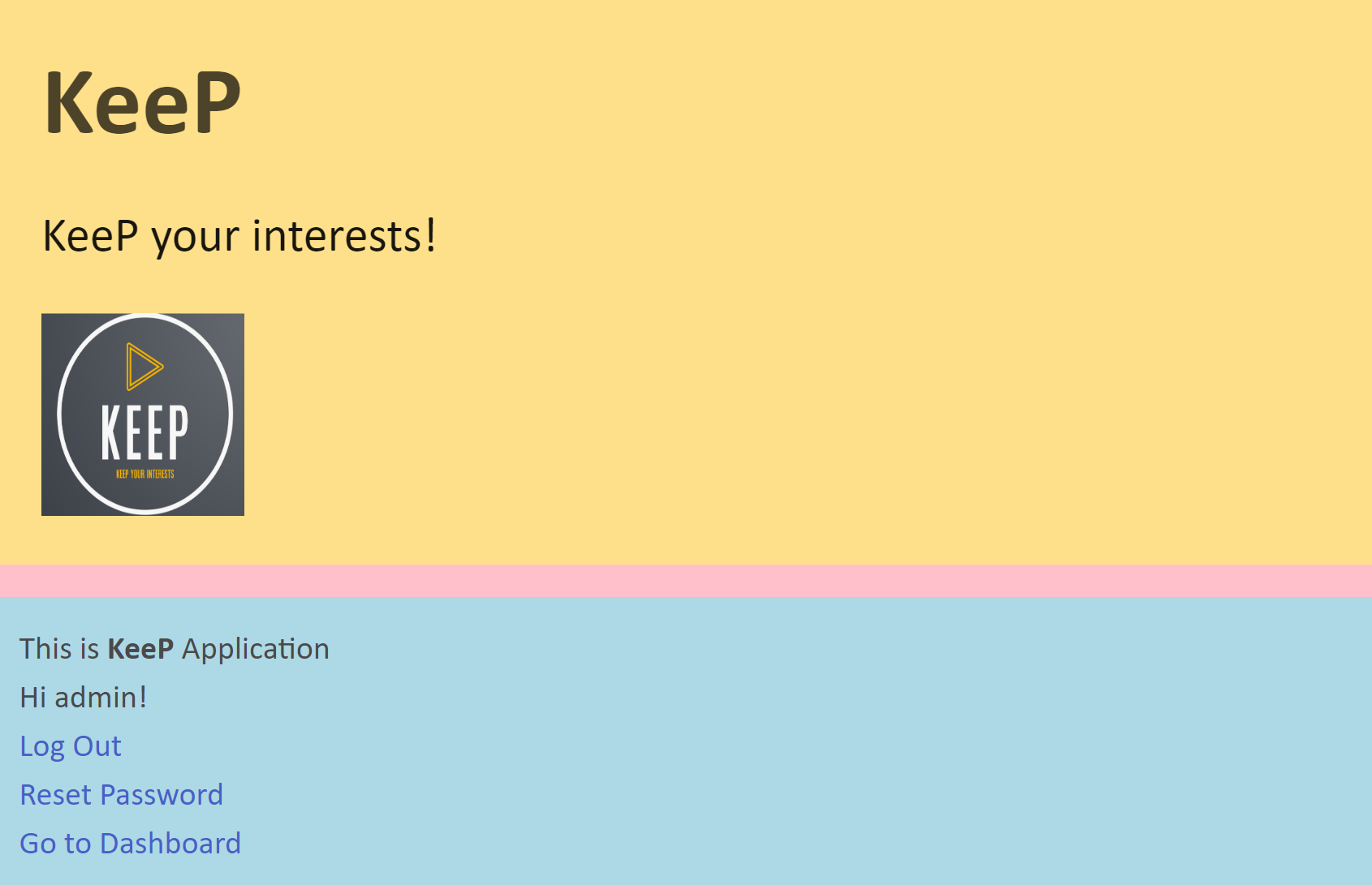 Build Application : KeeP - damlaalkan/SWE573 GitHub Wiki