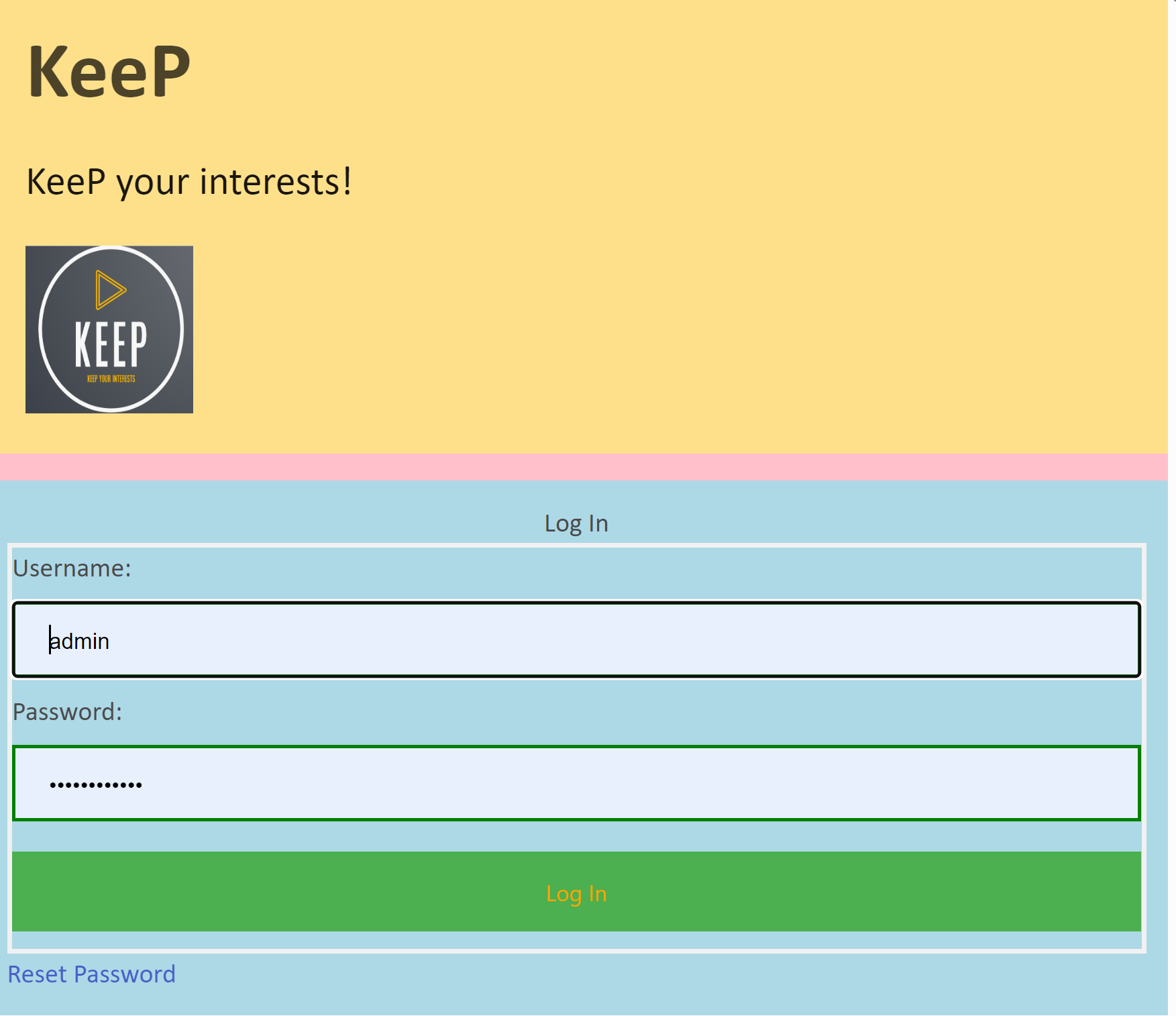 Build Application : KeeP - damlaalkan/SWE573 GitHub Wiki