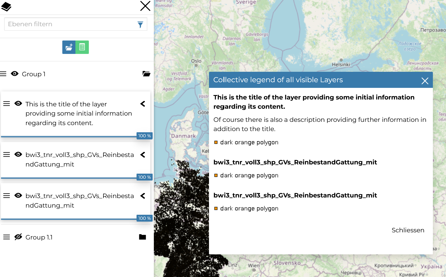 Show collective legend of all active layers in floating legend · Issue ...