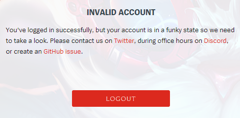 [Account] Invalid account · Issue #490 · RiotGames/developer-relations ...