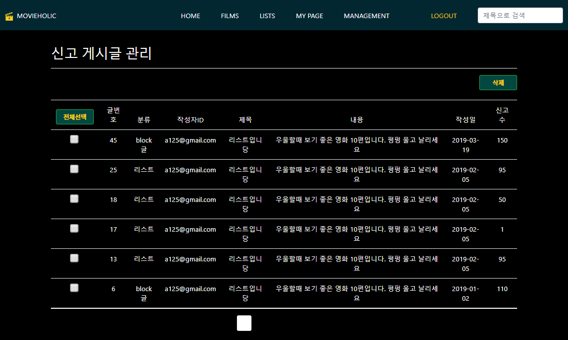 GitHub - holicmovie/MovieHolic: Java Web App - 영화 커뮤니티 사이트 'Movie Holic ...