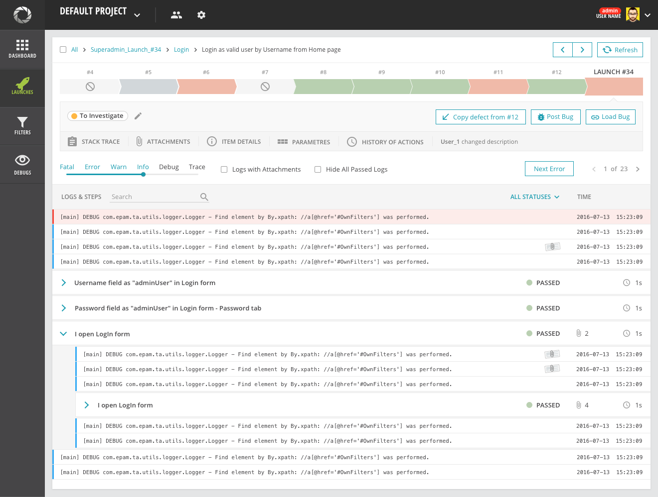 how to generate beautiful & comprehensive pytest code... Design of structured logging in pytest · Issue #186 · reportportal ...