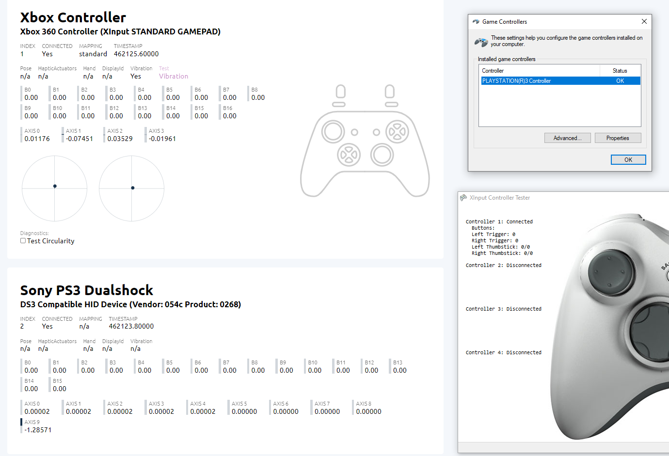 xinput compatible hid device driver