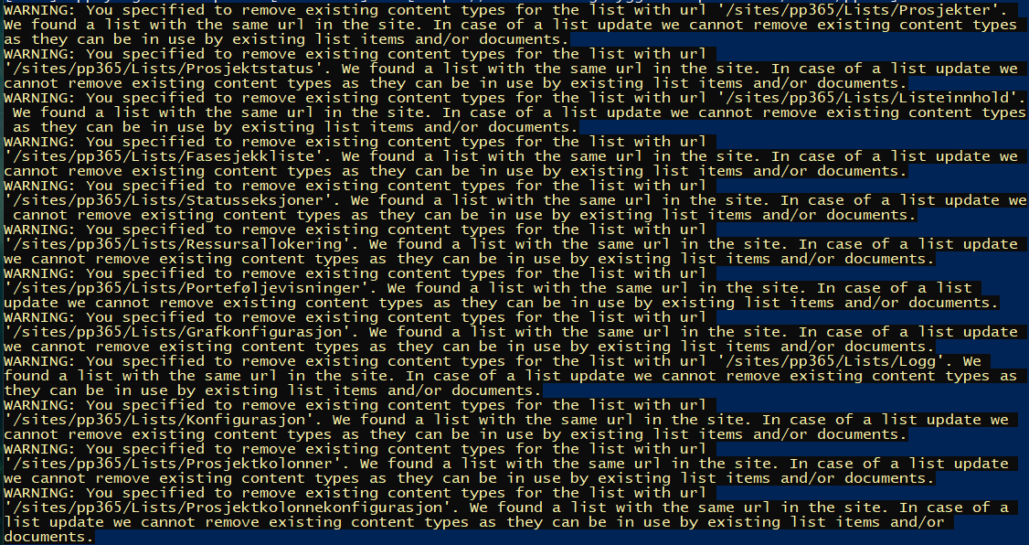 Various error messages during installation · Issue #111 · Puzzlepart ...