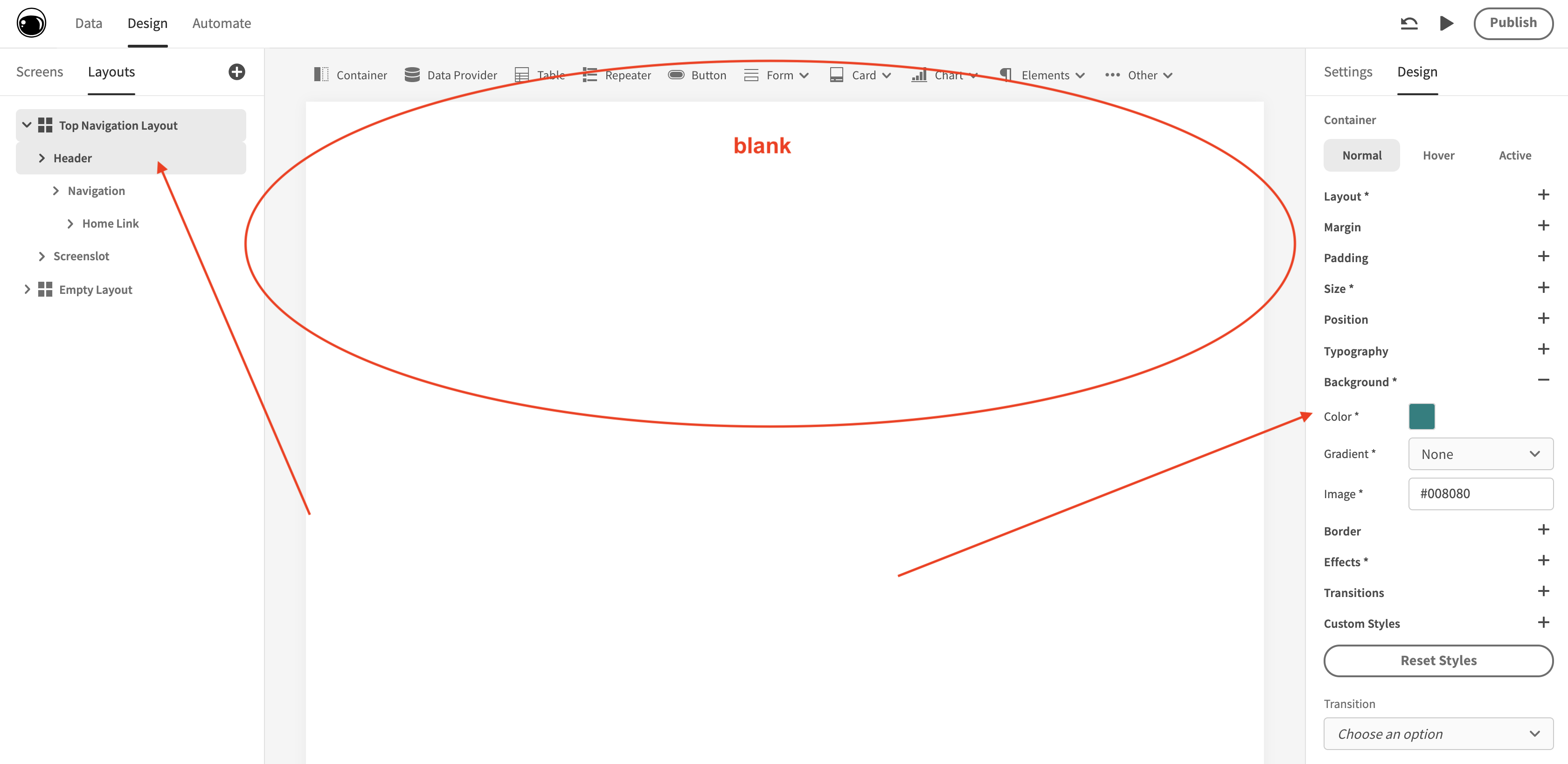 Screen Preview section not showing design · Issue #1579 · Budibase ...