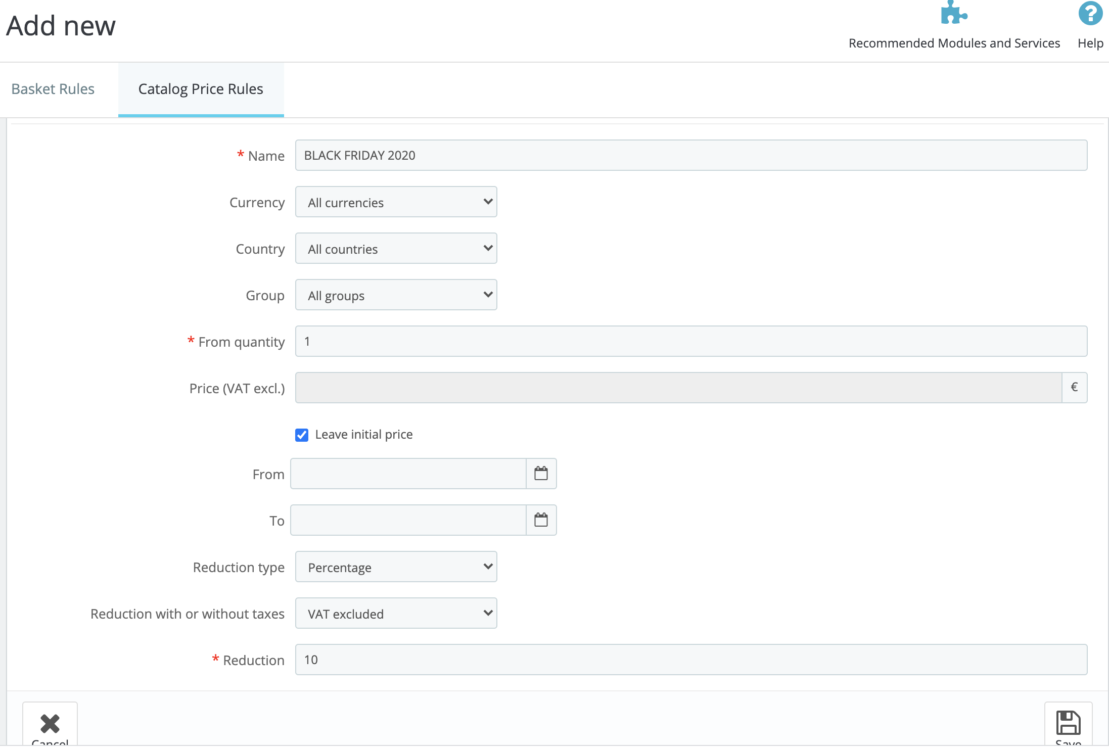 Discount not shown in the order, discount by "catalog price rules
