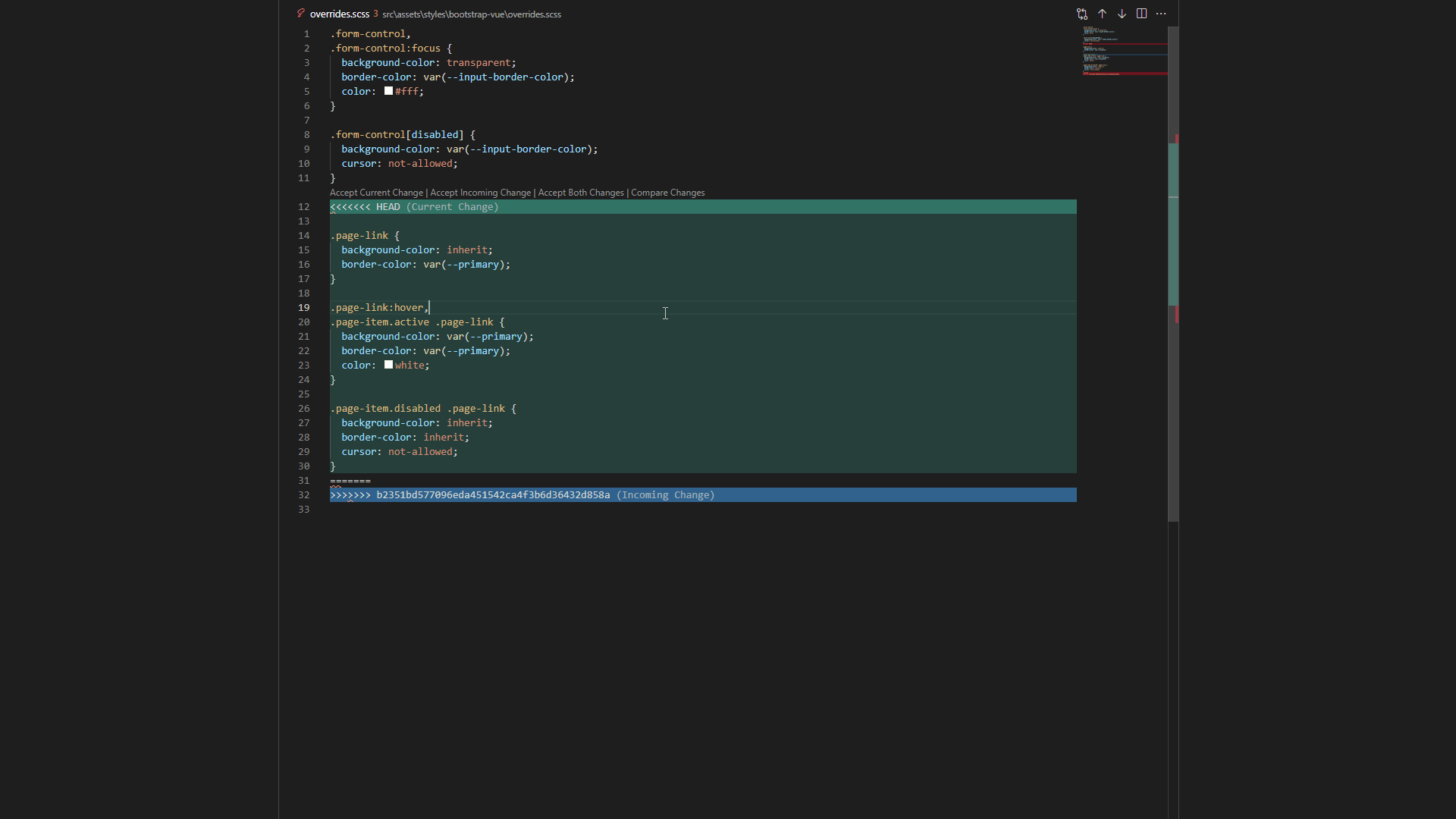 [Bug] `"merge-conflict.diffViewPosition": "Below"` opens multiple diff ...