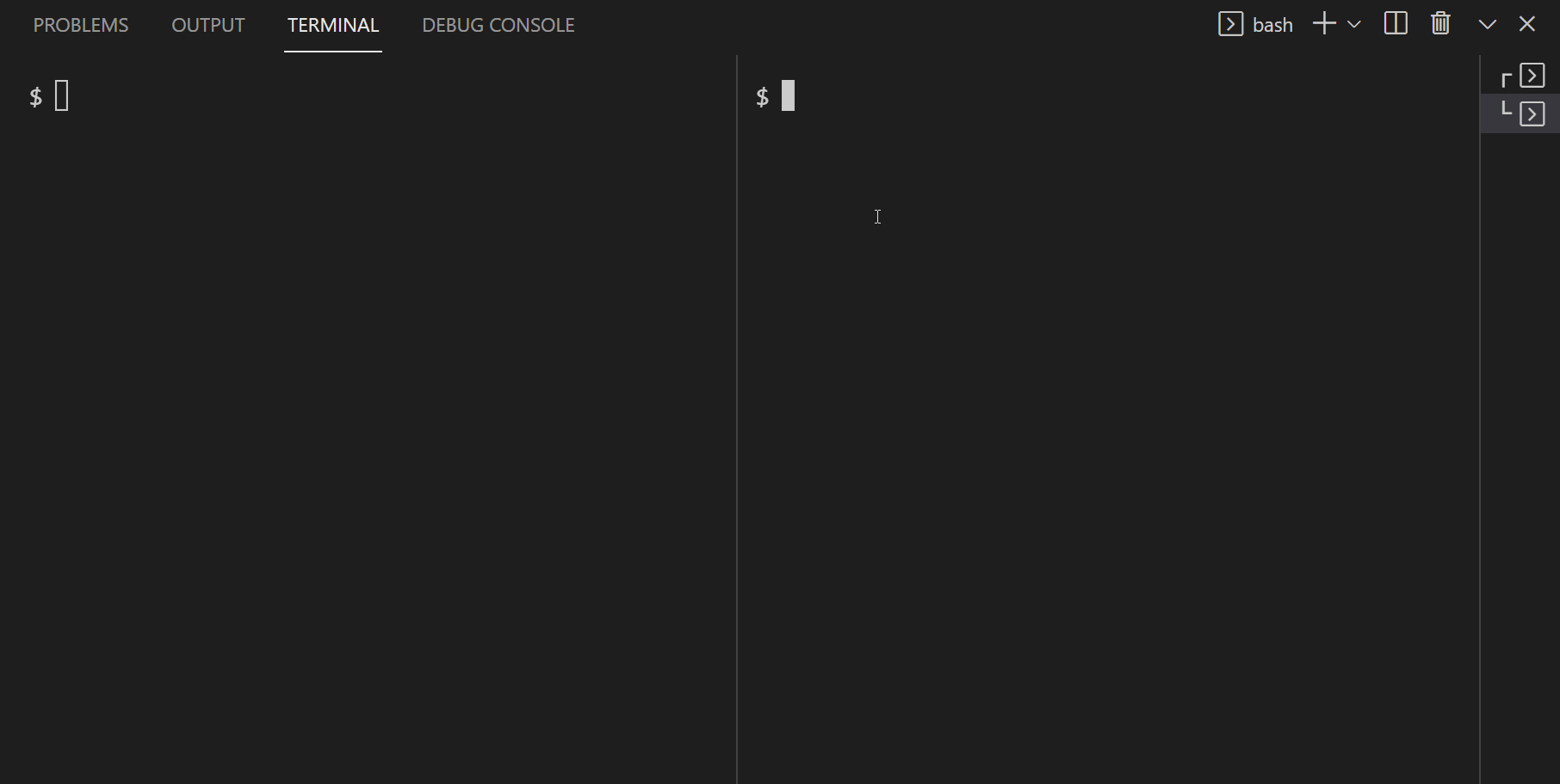[FR] Option to hide the maximized terminals instead of unmaximizing ...