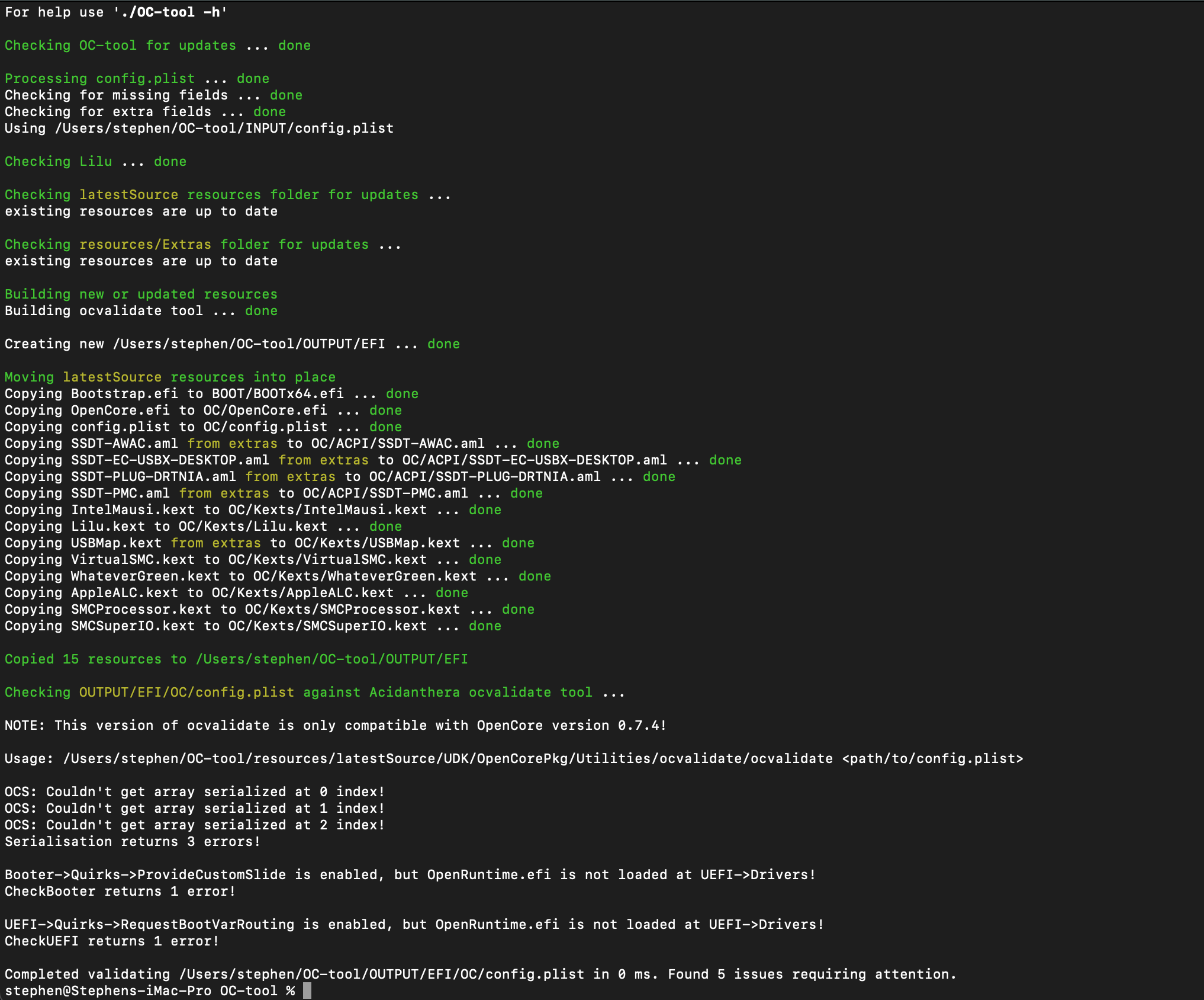 Driver folder missing · Issue #75 · rusty-bits/OC-tool · GitHub