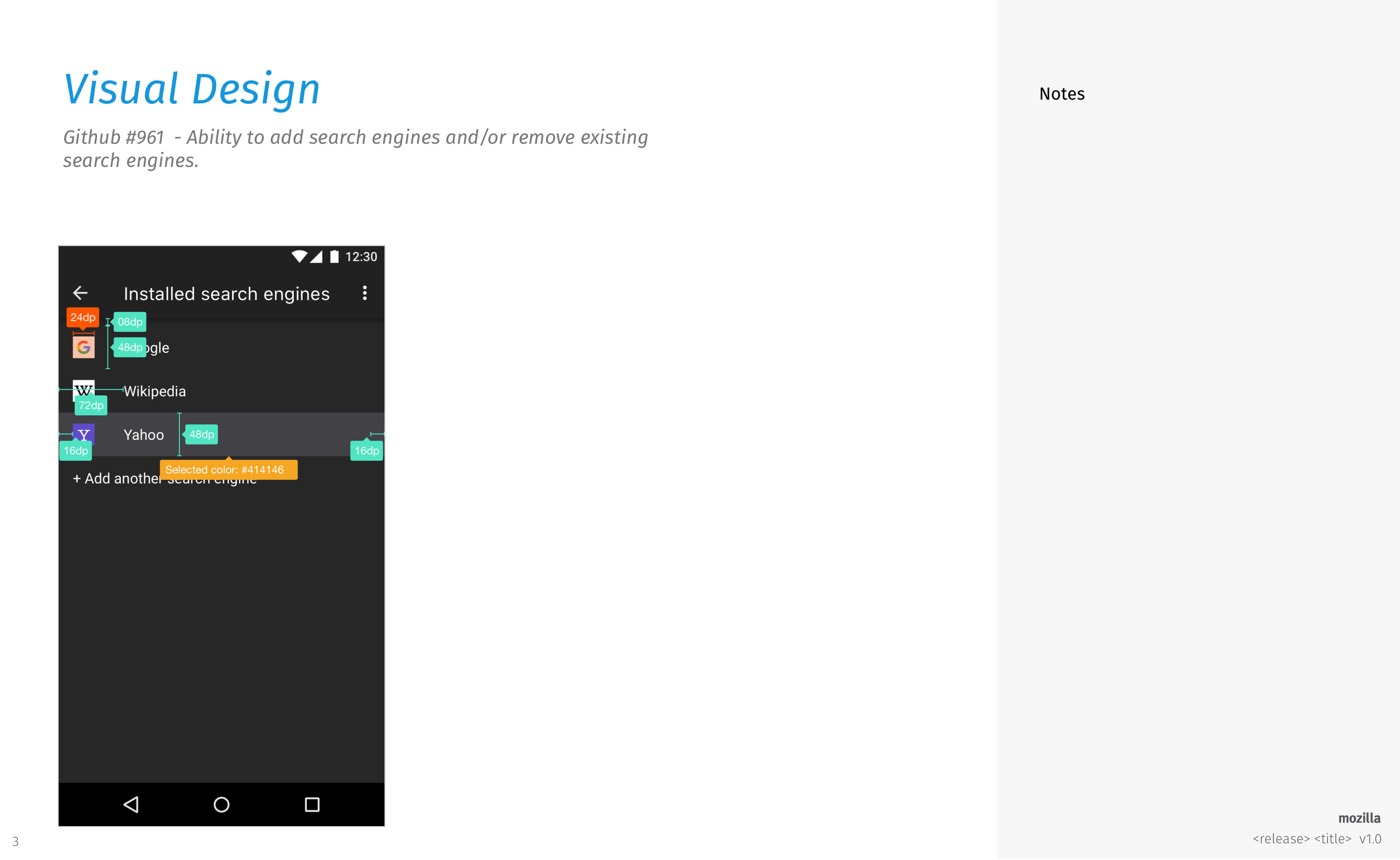 visual design