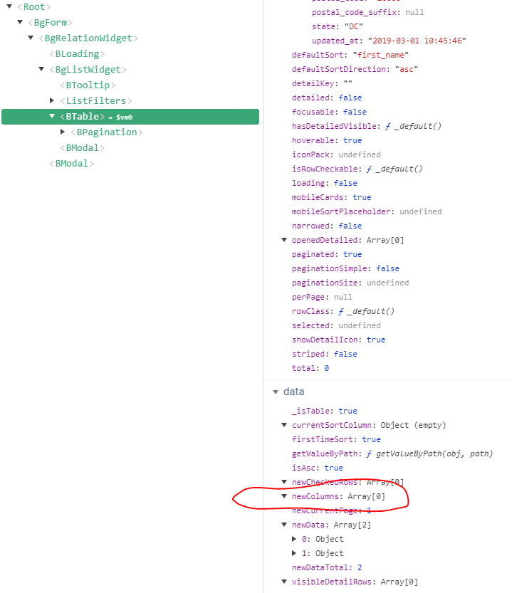 table not rendering columns or data · Issue #1235 · buefy/buefy · GitHub