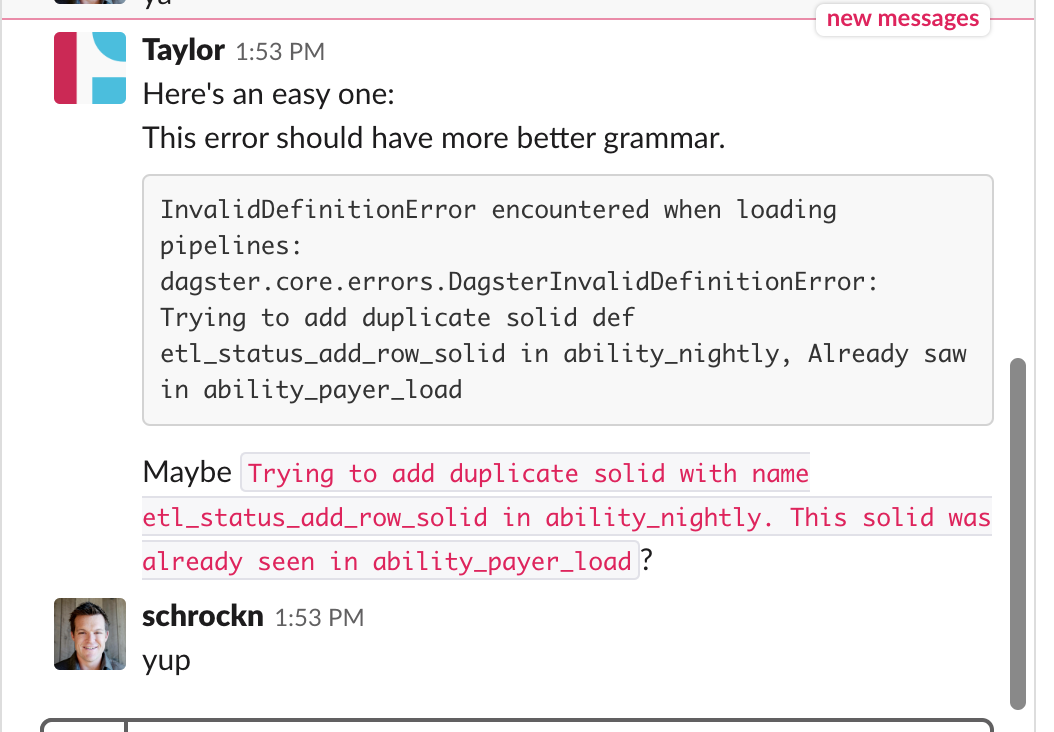Better Error Message For Duplicate Solid Issue 1186 Dagster Io Dagster Github