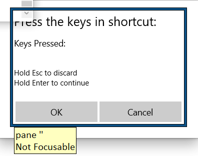 KeyBoard Manager - Accessibility Issues - Item Property/Code Related ...