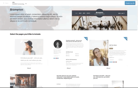 create-site-loading-editor