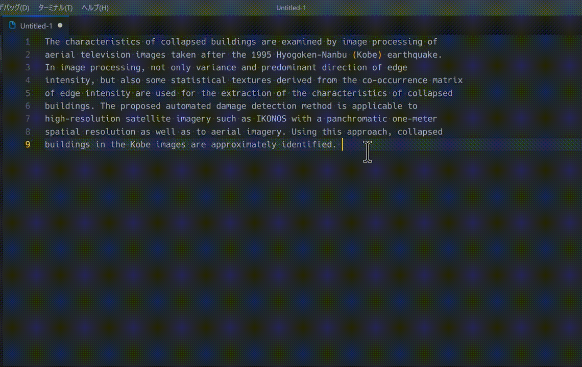 Not working when EOL is 'CRLF' · Issue 2 · spdbear/VSCodeGoogle