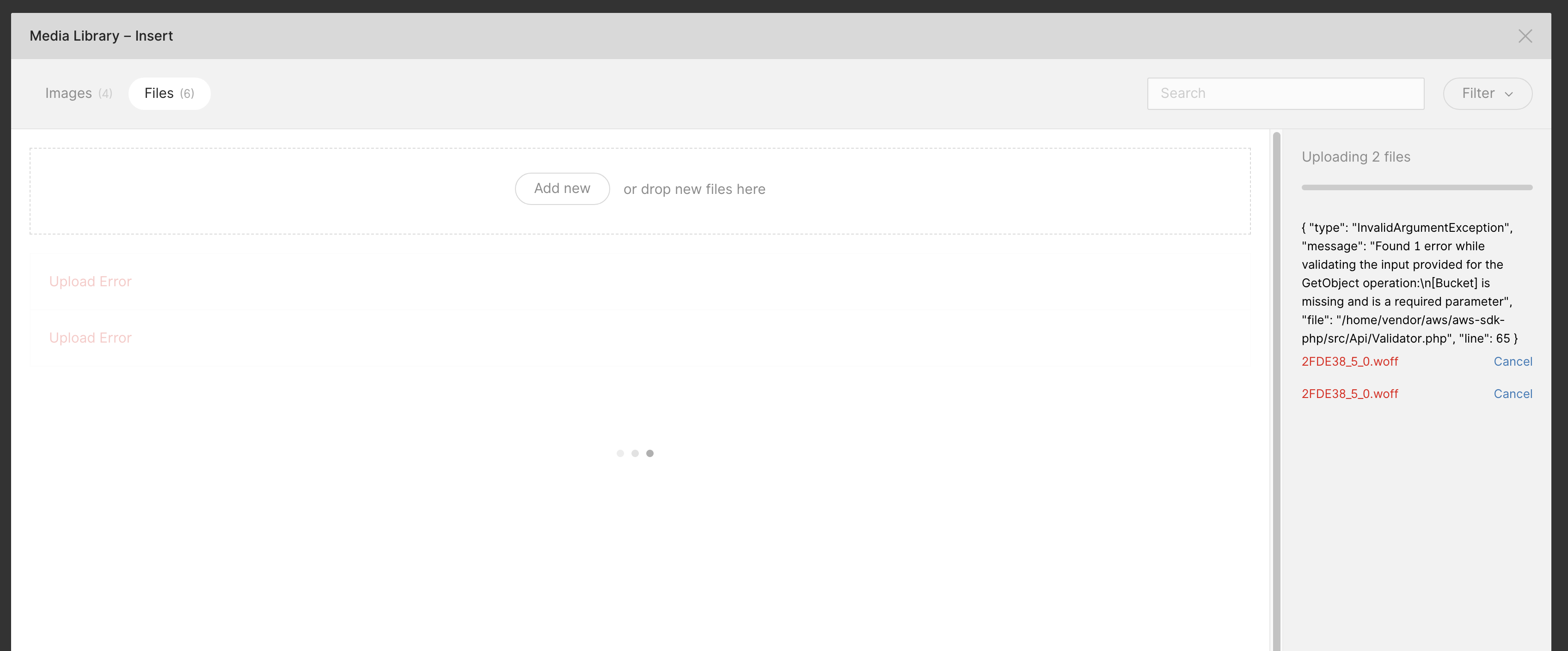File Library upload fails · Issue #79 · area17/twill · GitHub