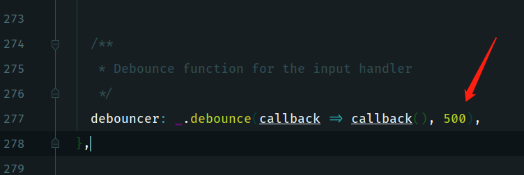 Hardcoded Debounce Time On Search Input Issue 2760 Laravel Nova