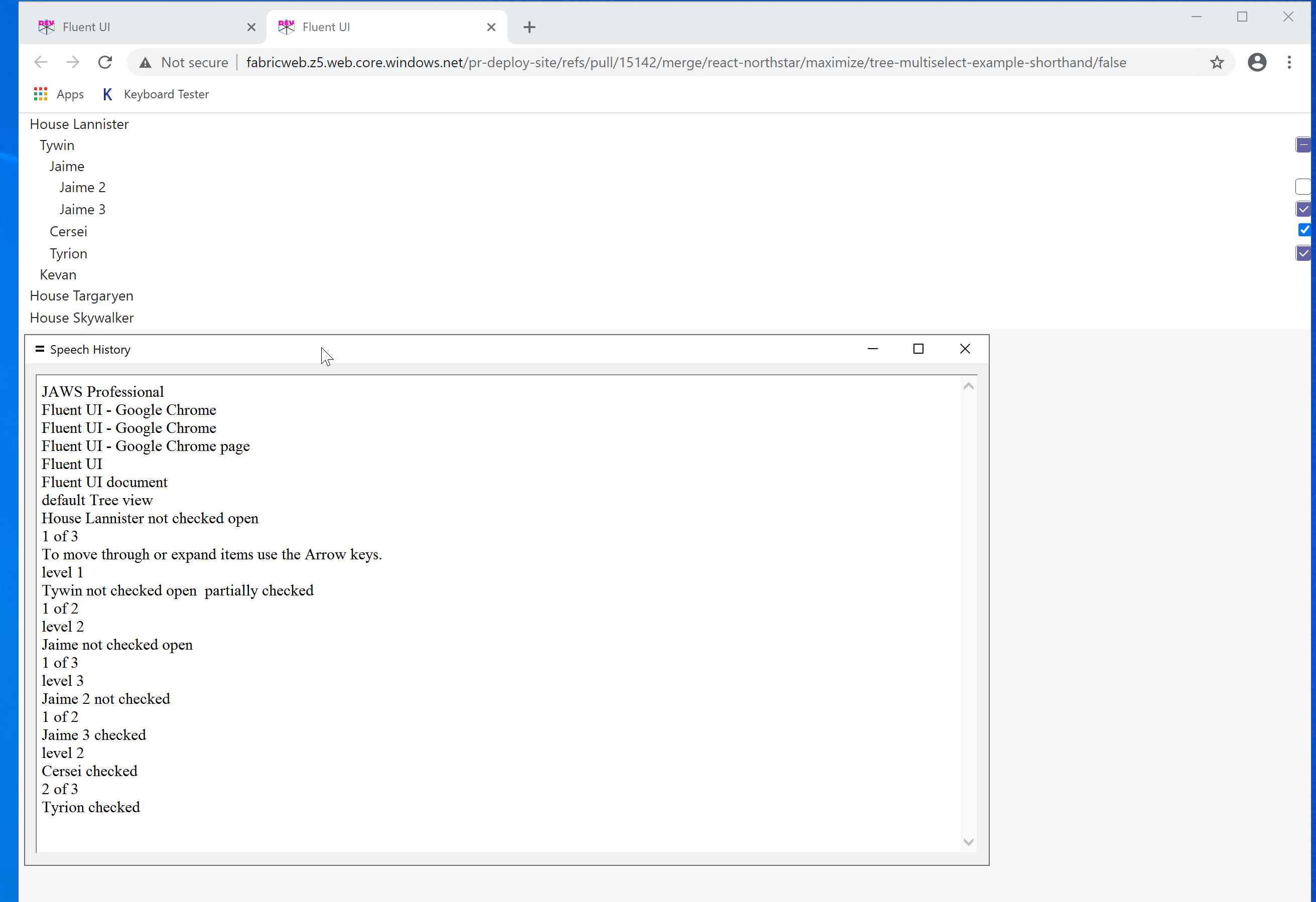 fix(Tree) ariaselected to ariachecked by YuanboXueAmber · Pull