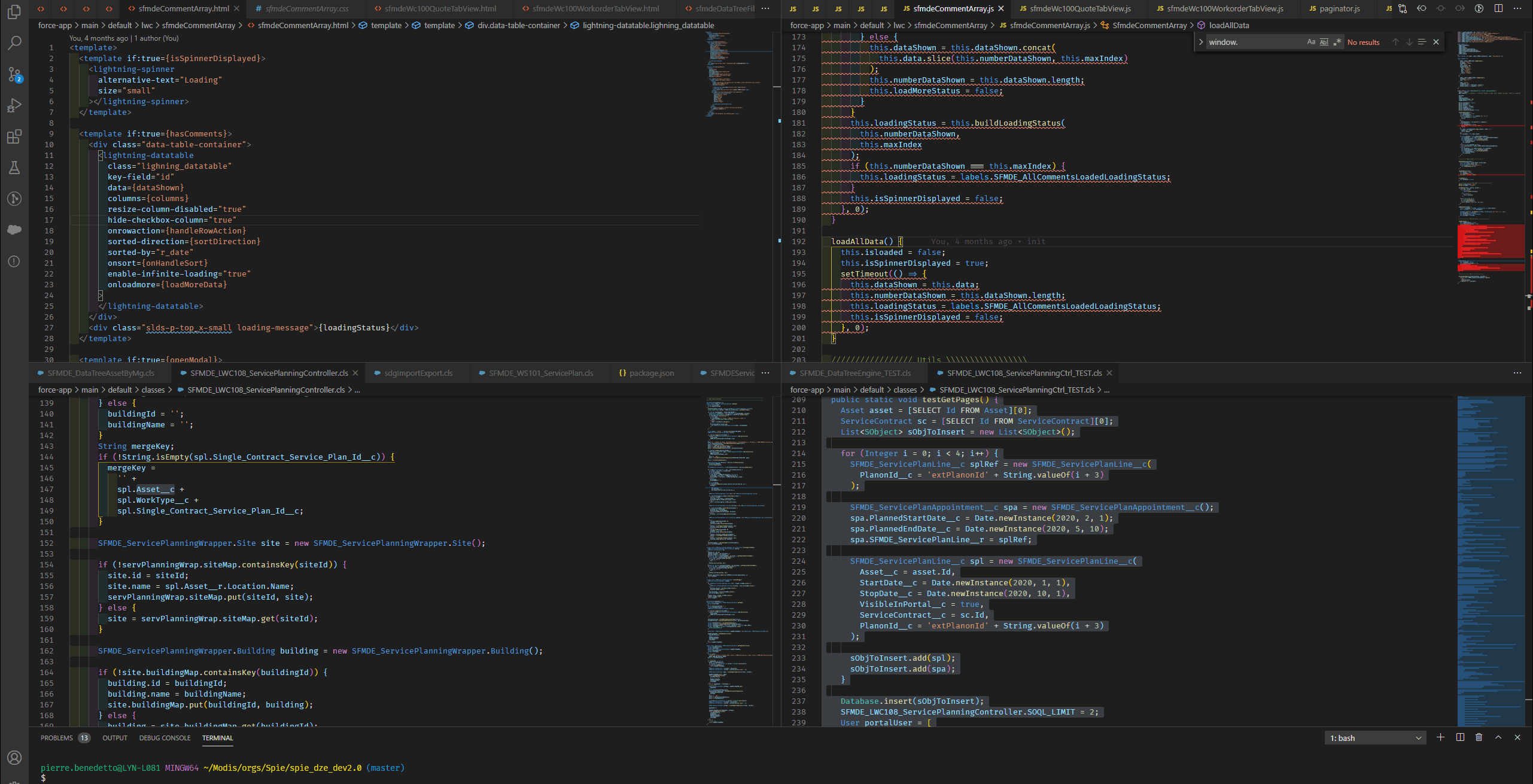 Bug resizing when editor splitted in 4 · Issue #105134 · microsoft ...