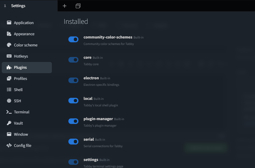 No serial option · Issue #4817 · Eugeny/tabby · GitHub