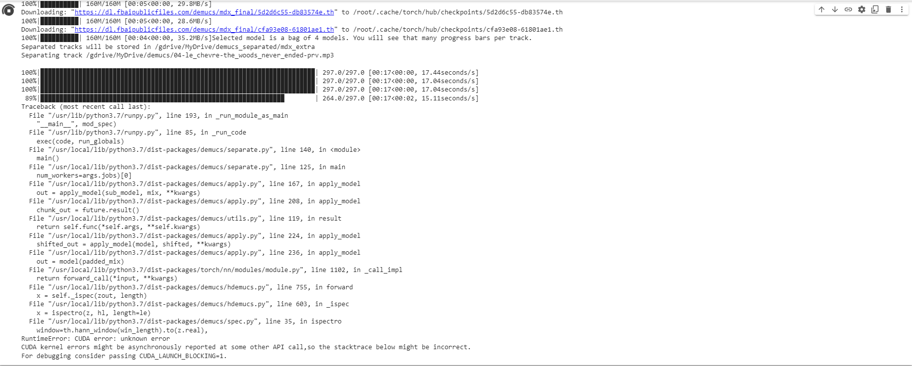 Got the following errors while running the Google Colab script · Issue ...