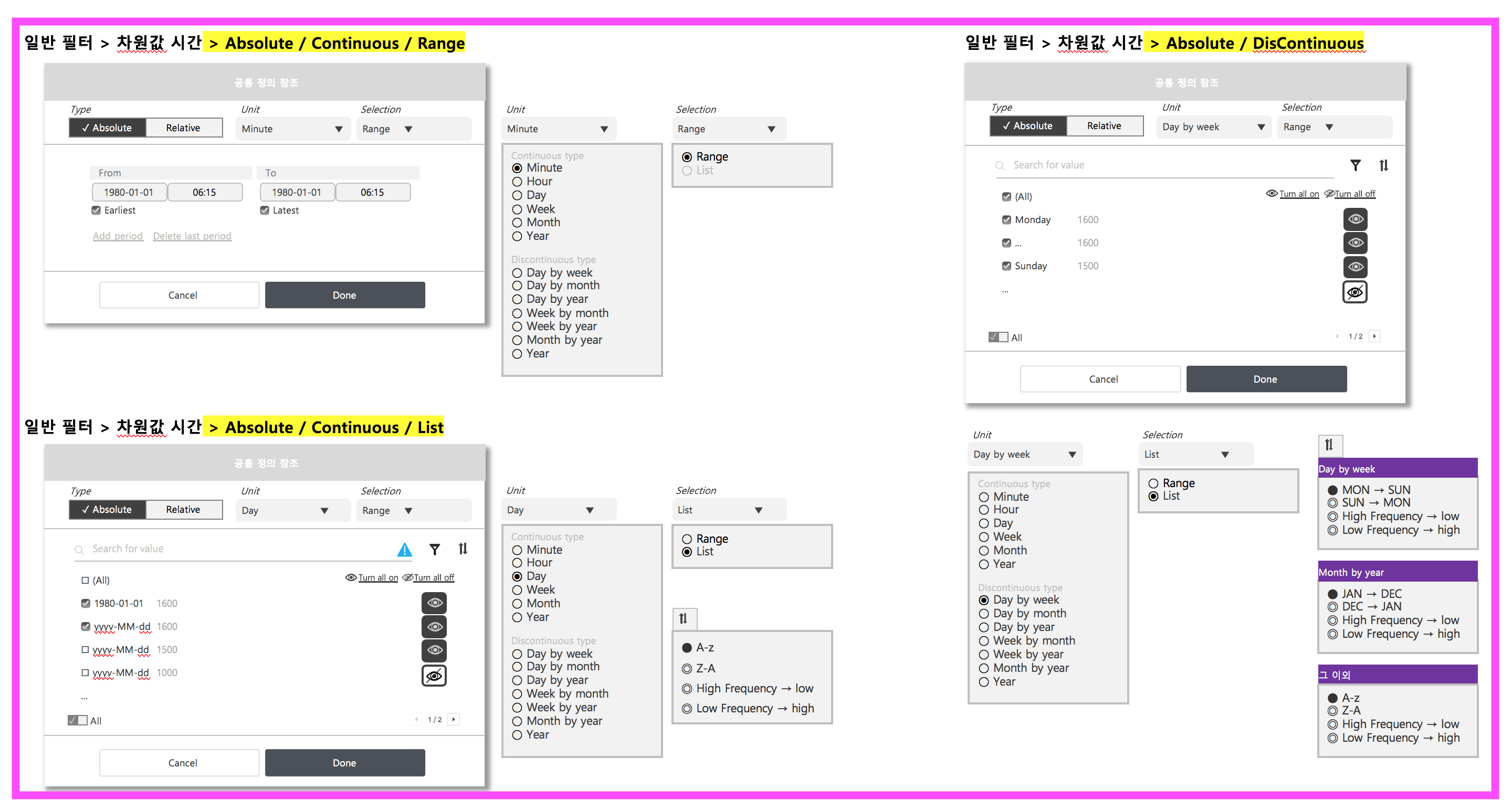 Context menu enhancements in the Filter panel · Issue #1505 · metatron ...