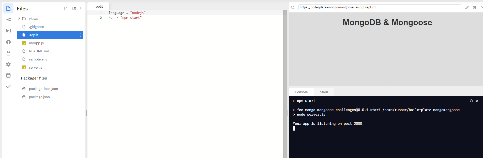 Repl backend starter projects run command broken · Issue #43004 ...