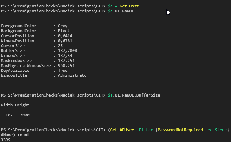 Powershell Terminal part of the line disappear. · Issue #34165 ...